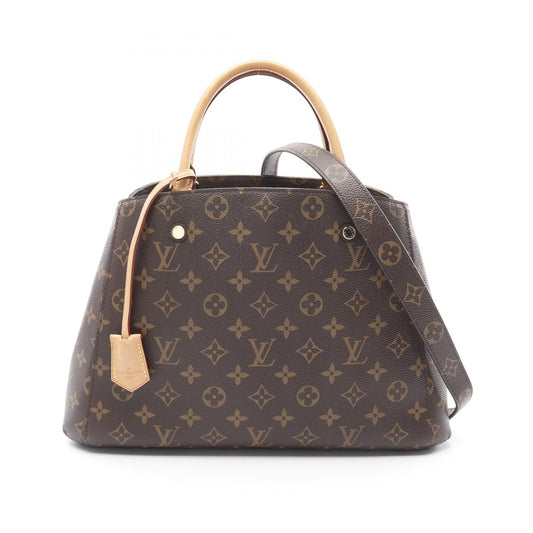 Louis Vuitton Montaigne MM Handbag M41056