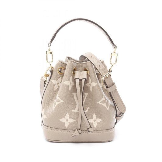 Louis Vuitton Nano Noe Bicolor Leather Handbag M46291