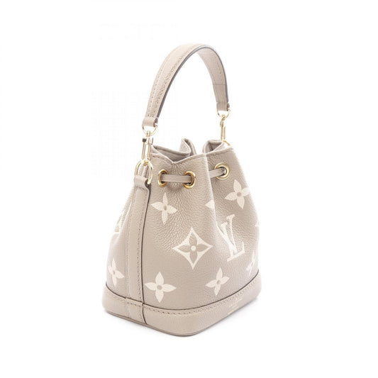Louis Vuitton Nano Noe Bicolor Leather Handbag M46291