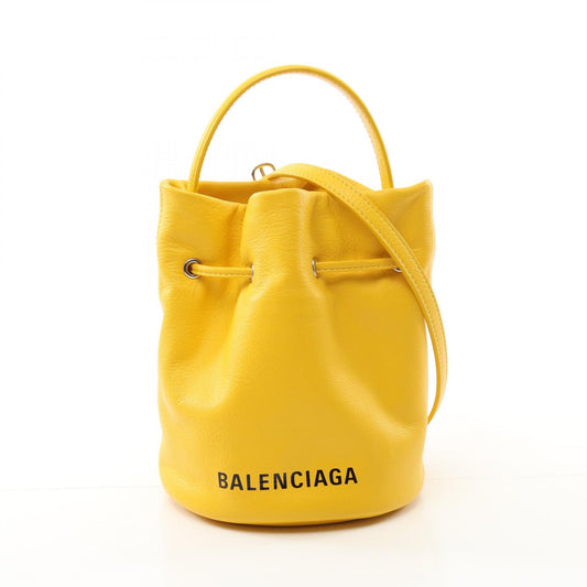 Balenciaga Everyday Leather Bucket Bag XS