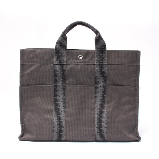 Hermes Herline MM Canvas Tote Bag