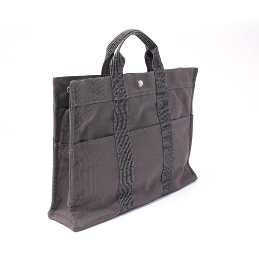 Hermes Herline MM Canvas Tote Bag