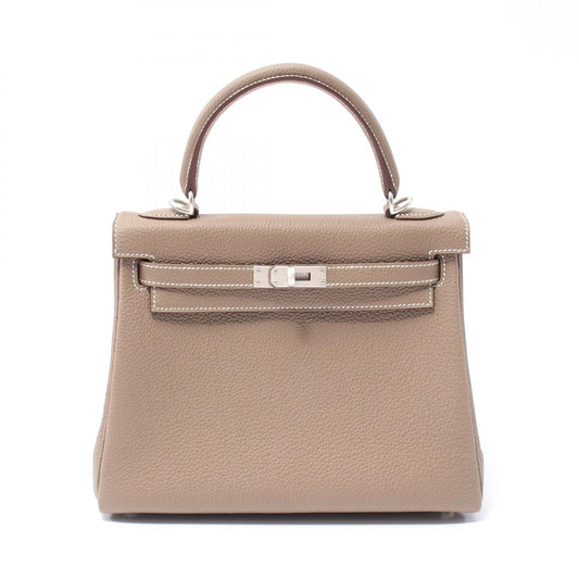 Hermes Kelly 25 Togo Handbag Brown