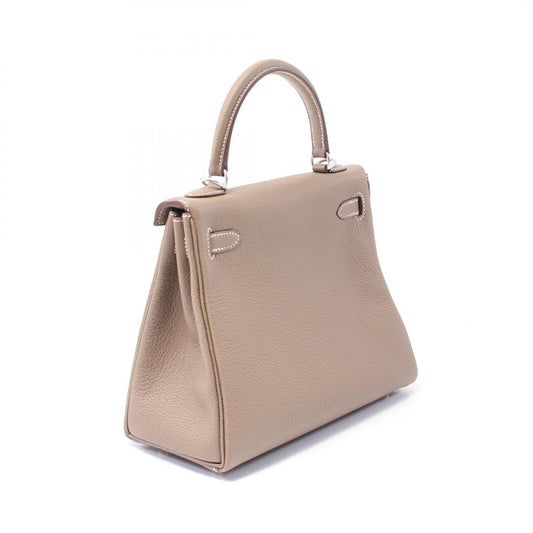 Hermes Kelly 25 Togo Handbag Brown