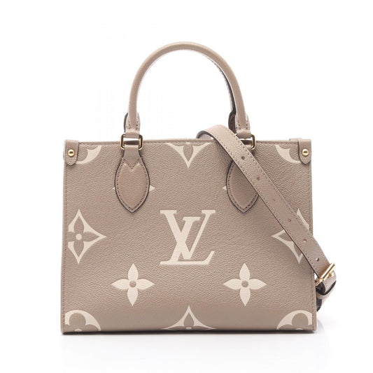 Louis Vuitton OnTheGo PM Bicolor Leather Handbag
