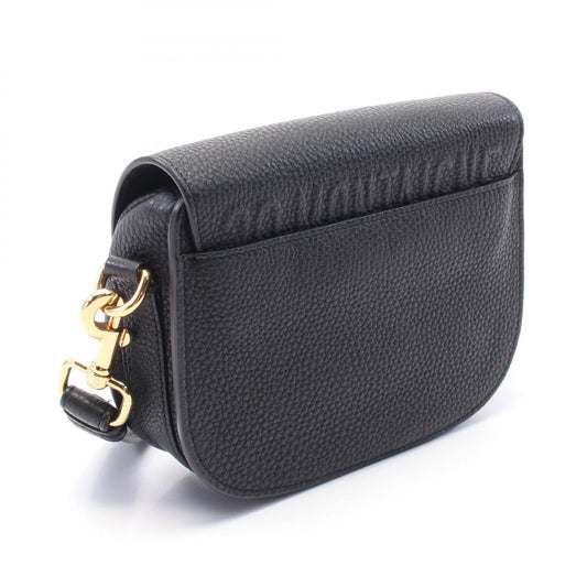 Dior Bobby Small Leather Shoulder Bag Black