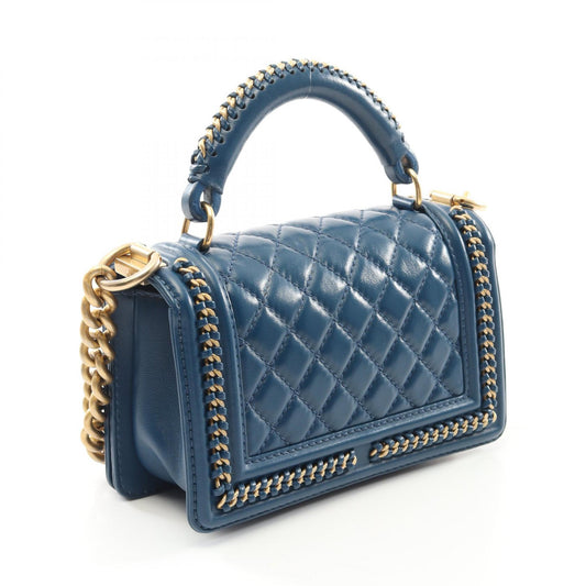 Chanel Boy Top Handle Flap Shoulder Bag