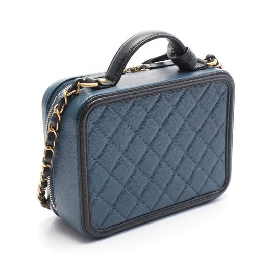 Chanel Caviar Skin Vanity Shoulder Bag A93343