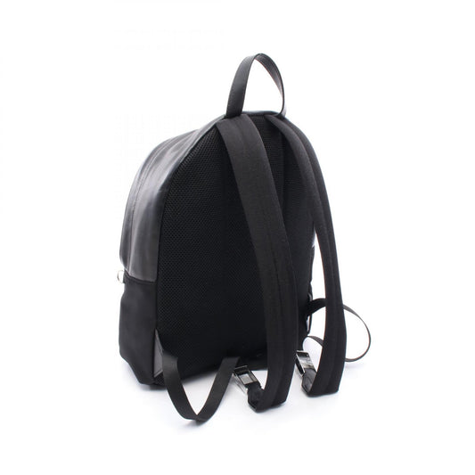 Fendi Monster Bugs Leather Nylon Backpack