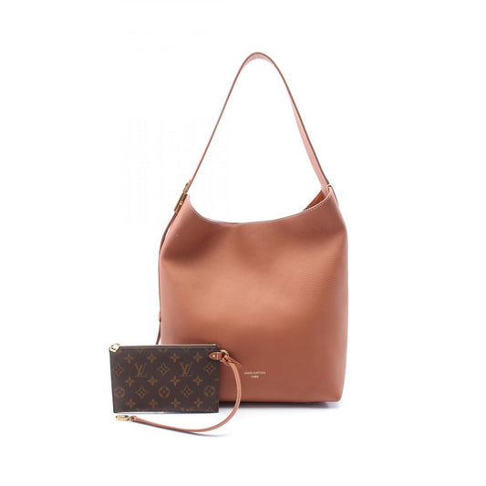 Louis Vuitton Leather Hobo MM Shoulder Bag M24974