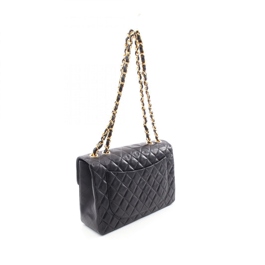 Chanel Lambskin Shoulder Bag Black A01094