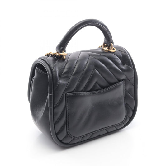 Chanel Chevron Lambskin Shoulder Bag Black