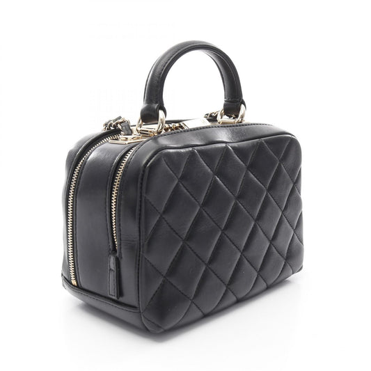 Chanel Lambskin Matelasse Bowling Shoulder Bag