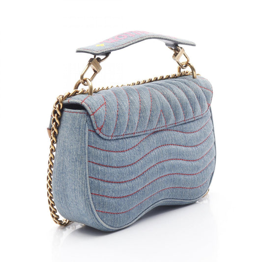 Louis Vuitton Denim New Wave Chain Bag MM