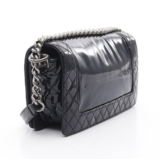 Chanel Boy Patent Leather Shoulder Bag