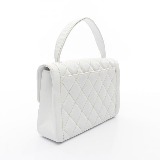 Chanel Lambskin Wild Stitch Top Handle Bag