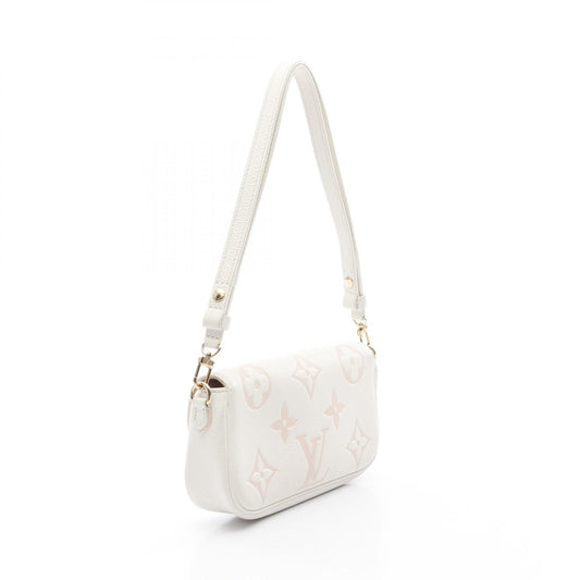 Louis Vuitton Monogram Empreinte Leather Chain Wallet M83026