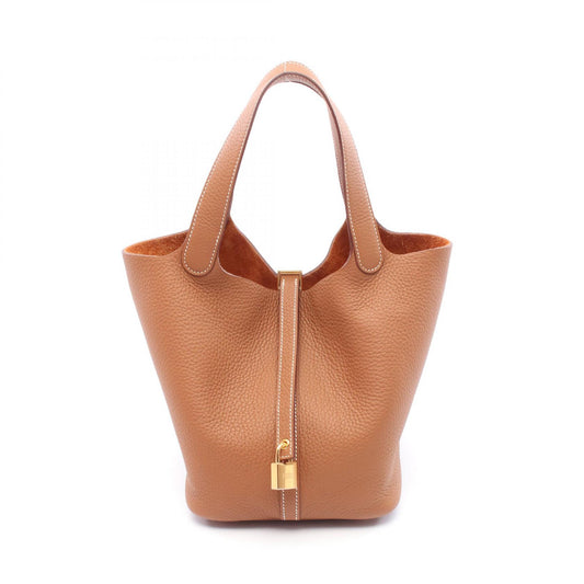 Hermes Picotin Lock MM Leather Handbag