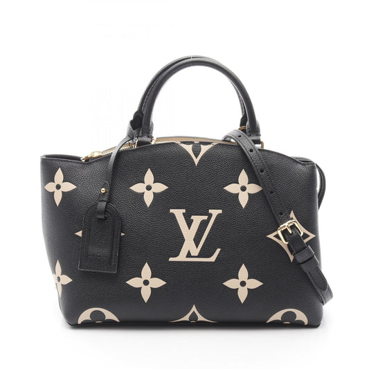 Louis Vuitton Petit Palais PM Bicolor Leather Handbag