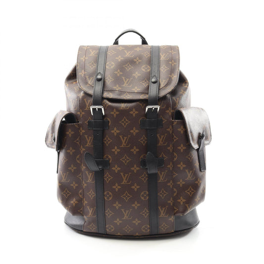 Louis Vuitton Christopher MM Backpack PVC Canvas Leather