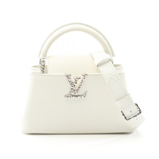 Louis Vuitton Capucines EW Mini Leather Handbag M24671