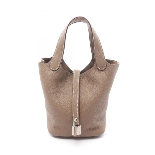 Hermes Picotin Lock PM Etoupe Handbag Brown