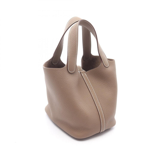 Hermes Picotin Lock PM Etoupe Handbag Brown