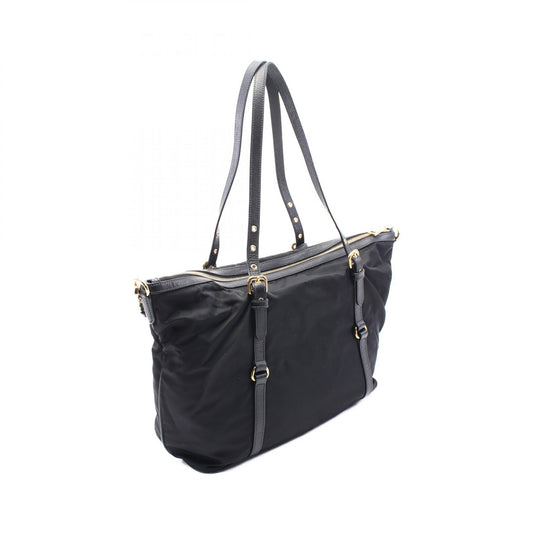 Prada Nylon Saffiano Leather Tote Bag 1BG253