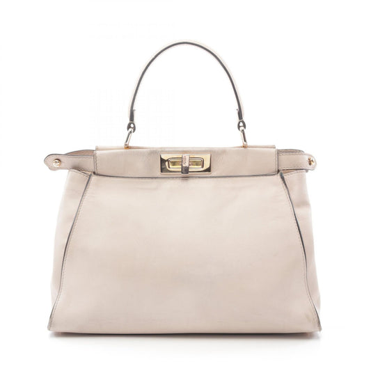Fendi Peekaboo Regular Leather Handbag