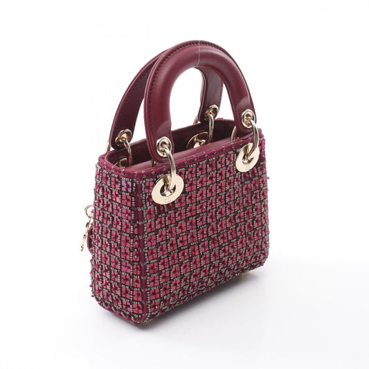 Dior Lady Dior Micro Handbag Leather Sequin