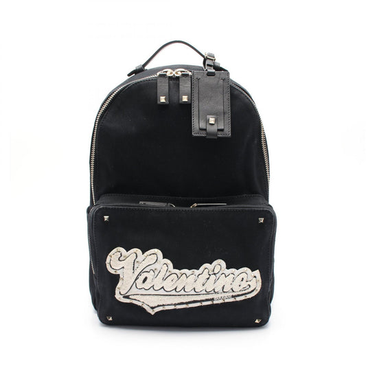 Valentino Garavani Canvas Leather Backpack
