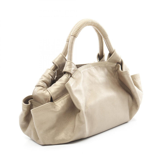Loewe Nappa Aire Leather Handbag Gold
