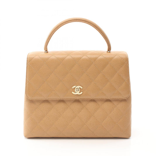 Chanel Matelasse Leather Handbag Beige