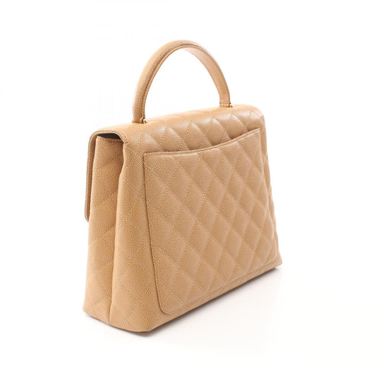 Chanel Matelasse Leather Handbag Beige