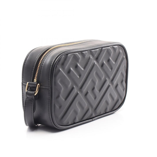 Fendi Leather Mini FF Logo Camera Shoulder Bag