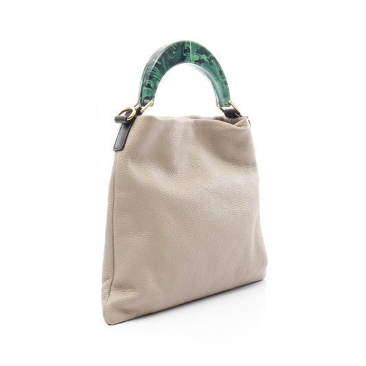 Marni Venice Small Hobo Leather Handbag
