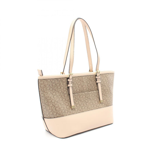 Calvin Klein Tote Bag PVC Canvas Leather
