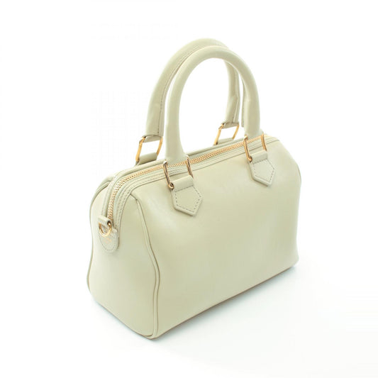 Celine Small Boston Leather Handbag Green