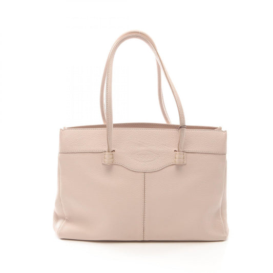 Tod's Leather Medium Tote Bag Pink
