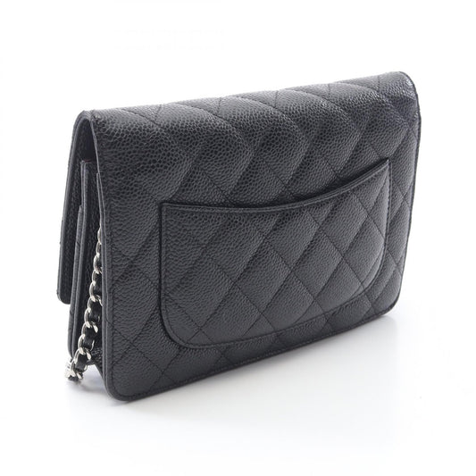 Chanel Matelasse Leather Shoulder Bag Black