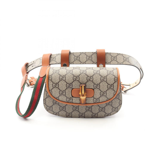 Gucci Bamboo 1947 Mini Belt Bag PVC Leather