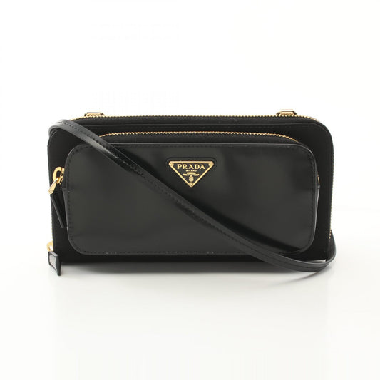 Prada Nylon Leather Shoulder Bag 1MT020