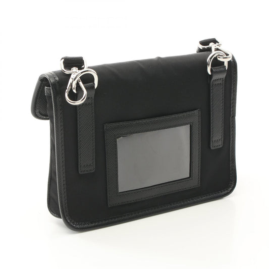Prada Nylon Saffiano Leather Shoulder Bag 2ZH108