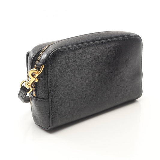 Dior Saddle Leather Double Pouch Shoulder Bag