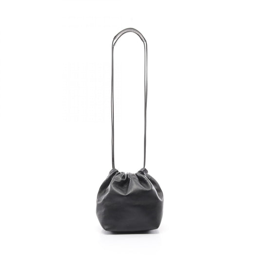 Jil Sander Leather Drawstring Shoulder Bag