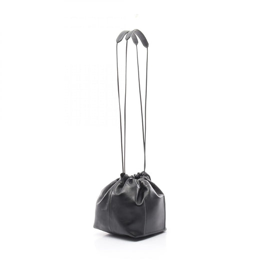 Jil Sander Leather Drawstring Shoulder Bag