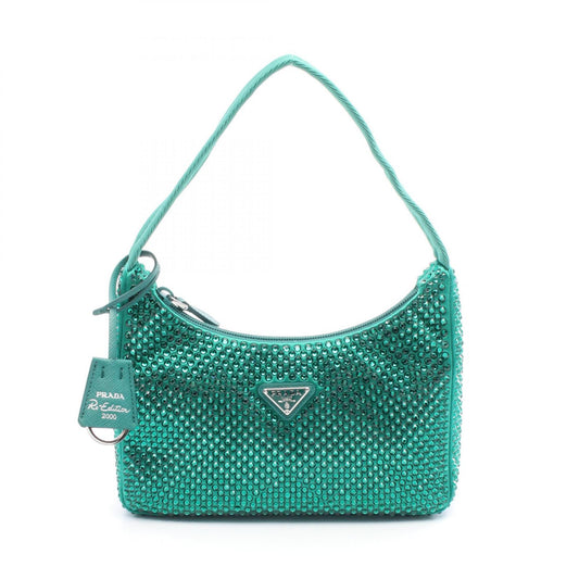 Prada Re-Edition 2000 Fabric Rhinestone Handbag