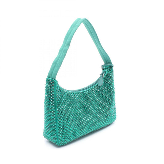 Prada Re-Edition 2000 Fabric Rhinestone Handbag