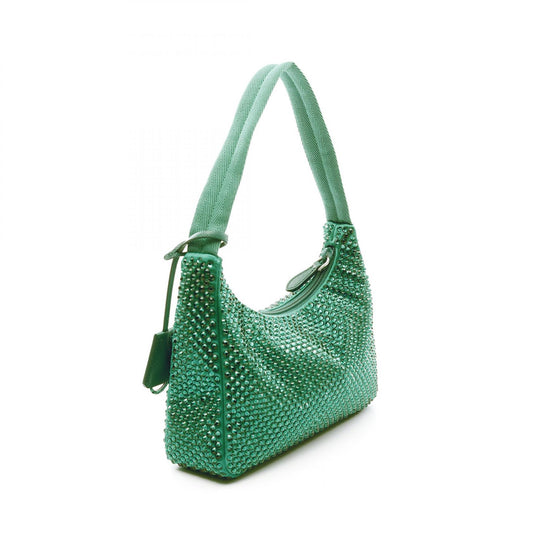 Prada Re-Edition Crystal Fabric Handbag 1BC515