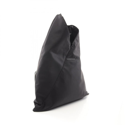 MM6 Japanese Nylon Leather Tote Bag Black